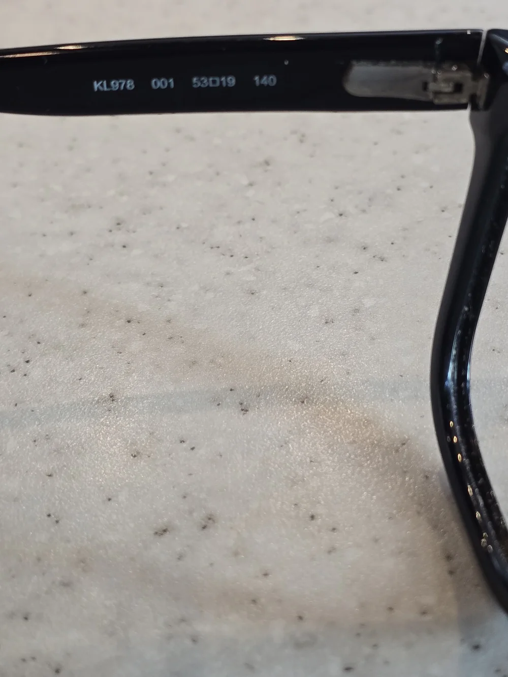 Karl Lagerfeld KL978 001 Black Oversized Square Eyeglass Frames 53-19-140